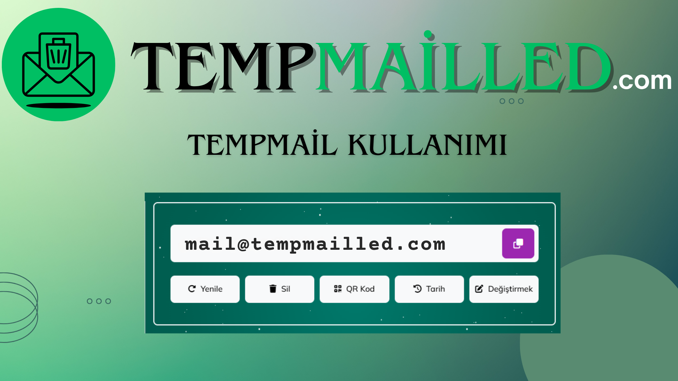 Tempmail Kullanımı